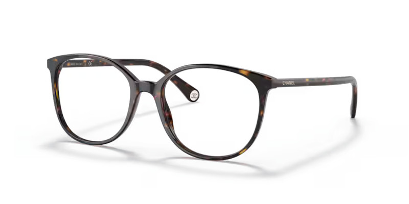 CHANEL 3432 714 50 Dark Havana Frame Authorized Dealer