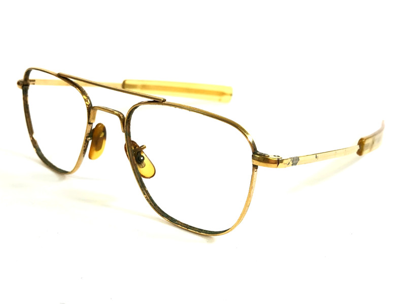 Vintage American Optical Sunglasses Frames Command/AO Gold Vietnam 50-20-140