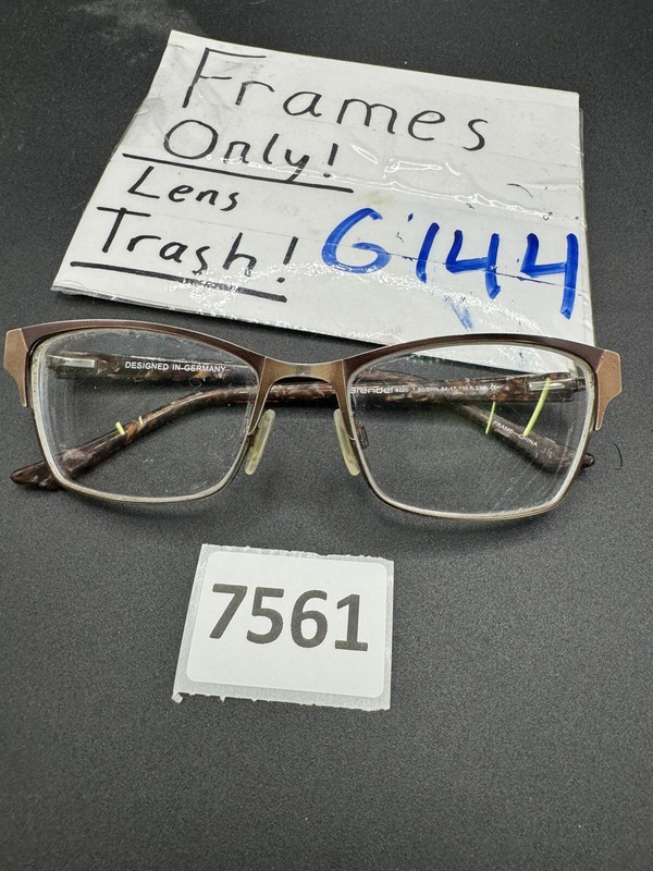 BRENDEL 922027 60/BRN BROWN 54-17 135 FLEX HINGE EYEGLASSES FRAME