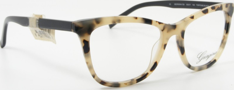 GEORGINA 728 Tortoise Black Brown Beige Eyeglasses Glasses Frame 53-17-140 NEW gallery