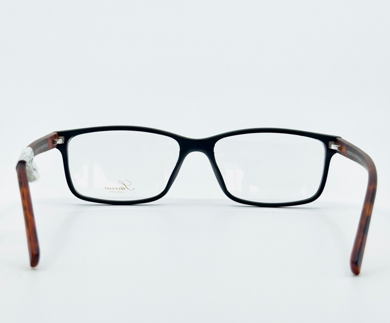 NEW SUCCESS SS-110 MATT BLACK Tortoise Square Full Rim Eyeglasses 60-17-150 B:39 gallery