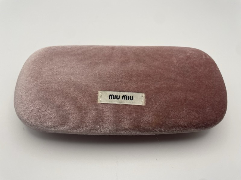 MIU MIU VMU 04R 114-1O1 53-17-145 BLACK WHITE EYEGLASS FRAMES gallery