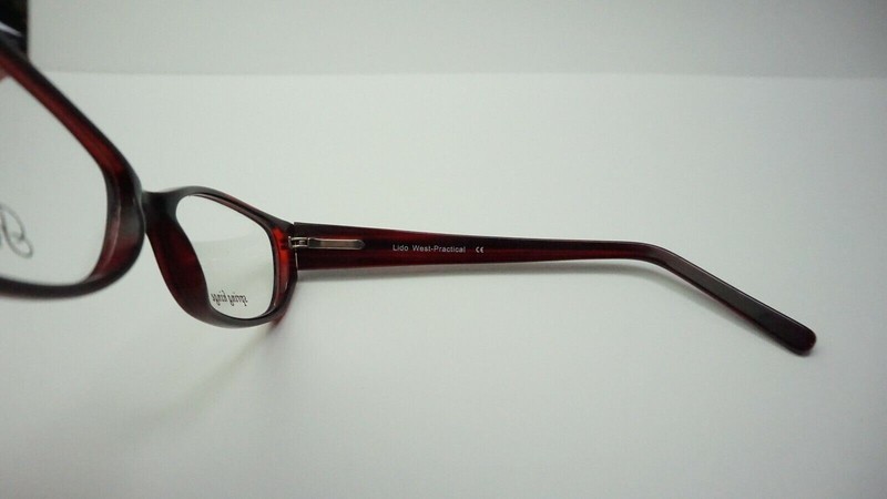 Lido West Practical EYEGLASSES Debbie Burgundy GLASSES FRAME 52-16-140 gallery