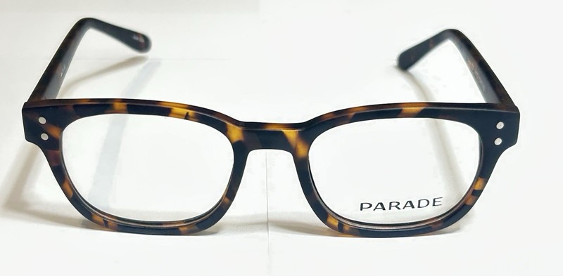 Parade Q-Series 1721 Matte Tortoise Eyeglass Frames 44-20-140 New Old Stock gallery