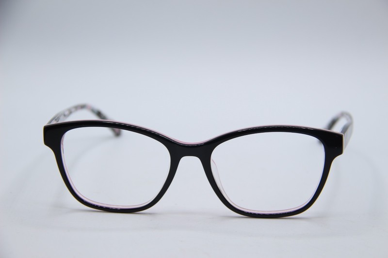 BEBE BB5184 001 JET BLACK FLORAL AUTHENTIC EYEGLASSES 53-17 gallery