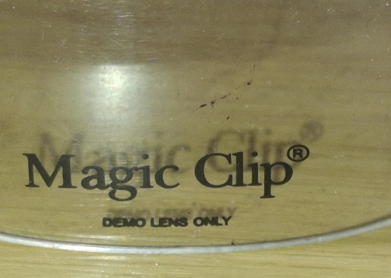 MAGIC CLIP M391 SL 52-17-135 METAL EYEGLASSES FRAME POLARIZED LENS gallery