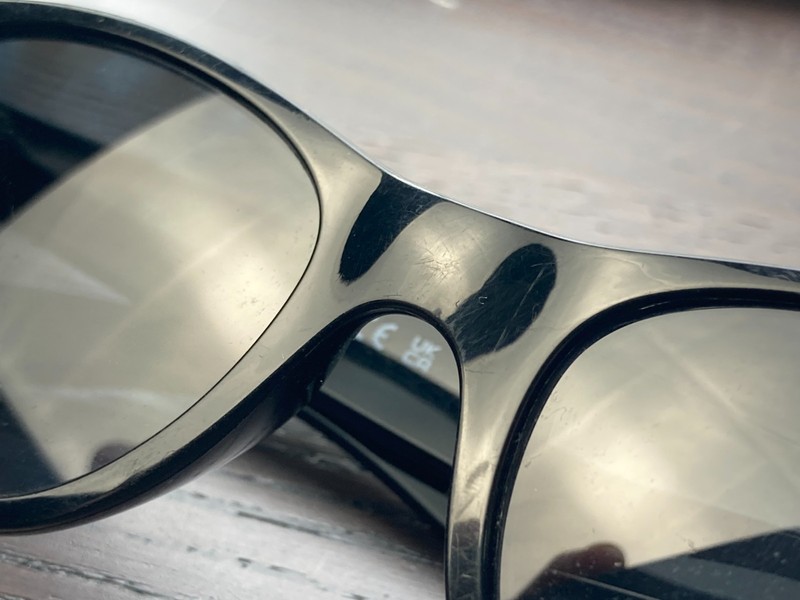 Ray Ban Sunglasses RB 2132 NEW WAYFARER 901 Black 52-18-145 3N Italy FRAMES ONLY gallery