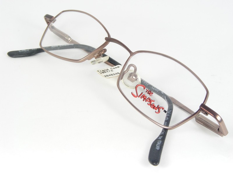 The Simpsons TC 1957 02 S53 PALE MAUVE EYEGLASSES FOX by ITALVIP 42-17-129mm gallery