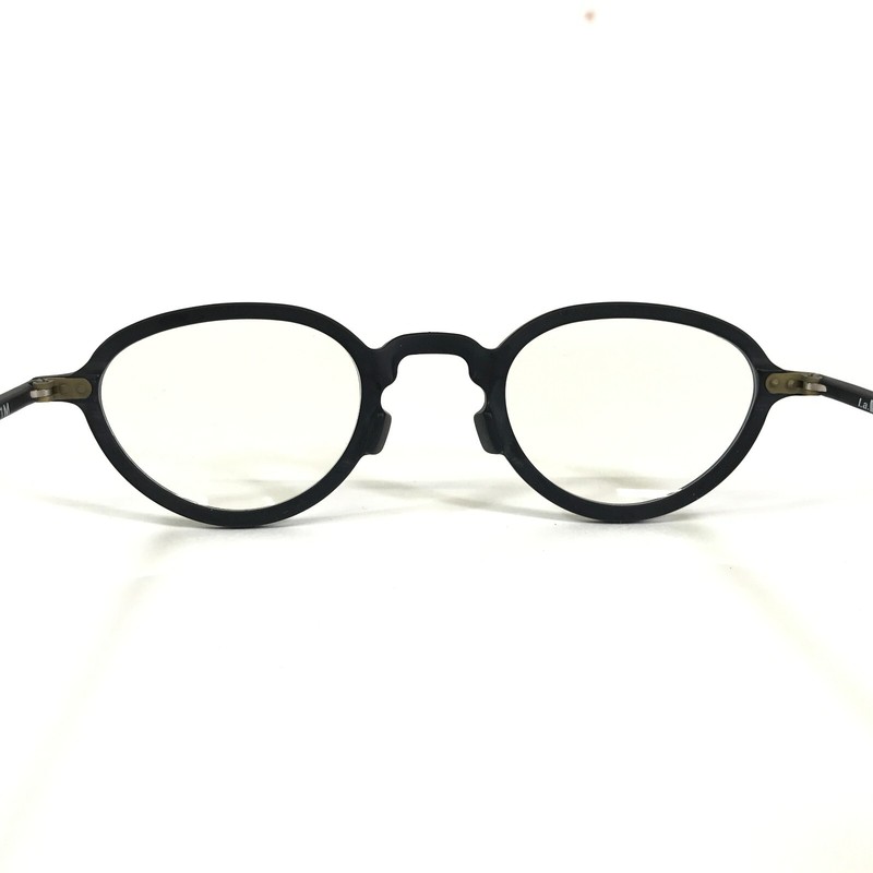 Vintage la Eyeworks Eyeglasses Frames SAGE 341M Matte Navy Blue Round 43-25-135 gallery