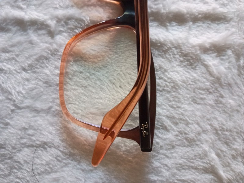 NEW RAY-BAN RB 5422 8312 CLEAR BROWN FADE AUTHENTIC EYEGLASSES 54-16 gallery