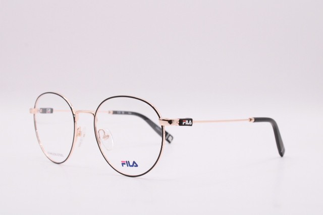 NEW FILA VFI450 COL. 0302 GOLD BLACK GUNMETAL AUTHENTIC EYEGLASSES 51-19