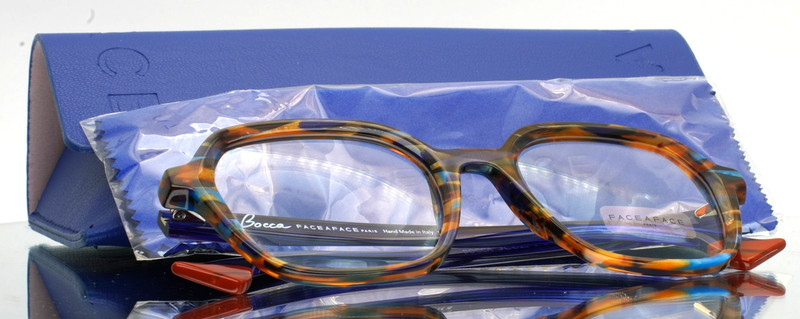 FACE A FACE Bocca Sculpt 2 3004 Blue Tiziano Womens Eyeglasses 51-20-145 B:44 F
