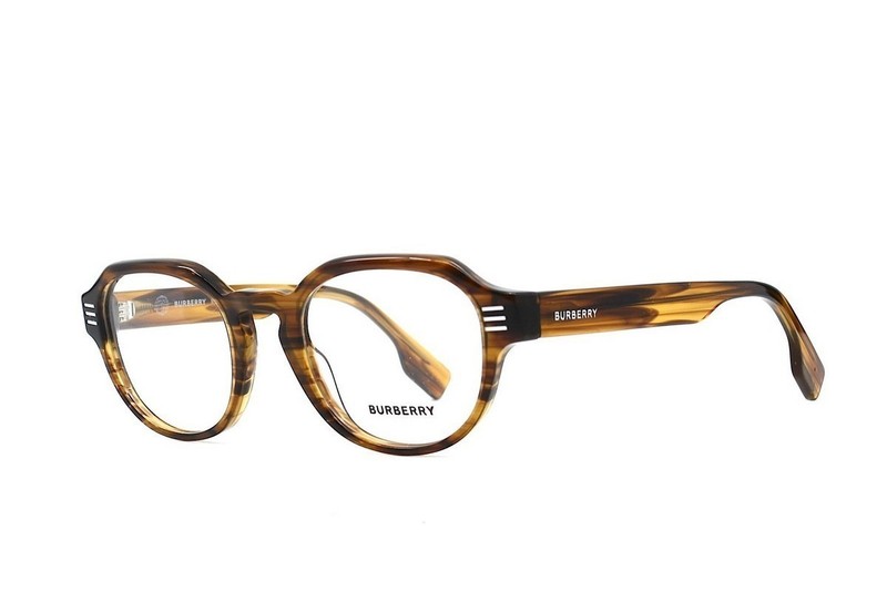BURBERRY BE2386-4096-51 Eyeglasses Frame Size 51mm 22mm 150mm BROWN STRIPE 80565