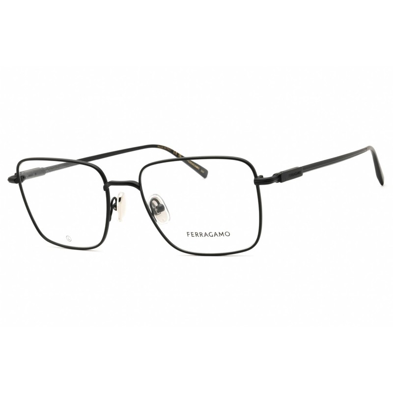 Salvatore Ferragamo Men’s Eyeglasses Matte Black Metal Full Rim Frame SF2231 002
