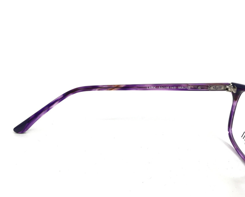 Quill Eyeglasses Frames LARK MAUVE Striped Cat Eye Full Rim 53-16-145 gallery