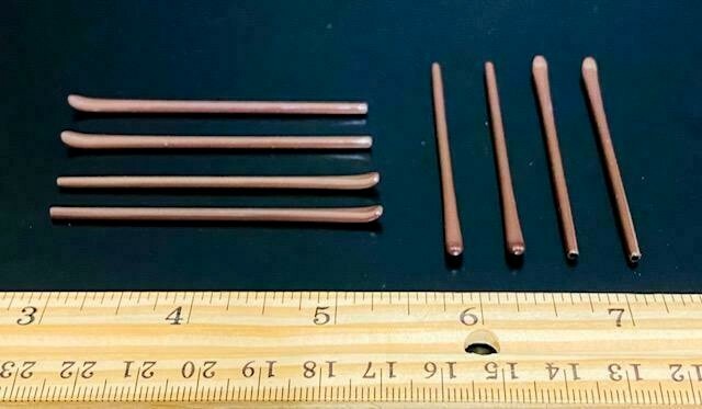 (TODAYS SPECIAL!!) PAIR OF 2 BROWN ⭐ EXTRA THIN ⭐ GLASSES TEMPLE TIPS EAR PIECES