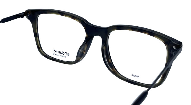 Polaroid PLD D346 121 Black/ Silver Square Designated Eyeglasses gallery