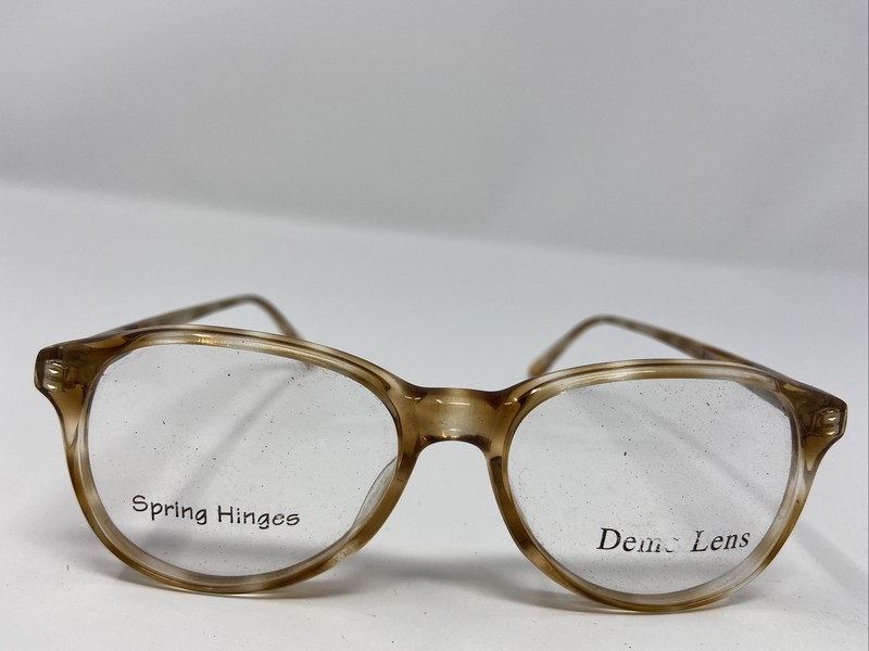 SPRING HINGES KIDS EYEGLASSES FRAME MIKEY DEMI BROWN 48-16-130 FULL RIM MM07