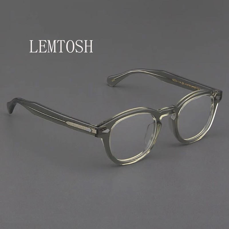 Optical Eyeglasses Frame Men Women Johnny Depp Lemtosh Vintage Glasses Computer gallery