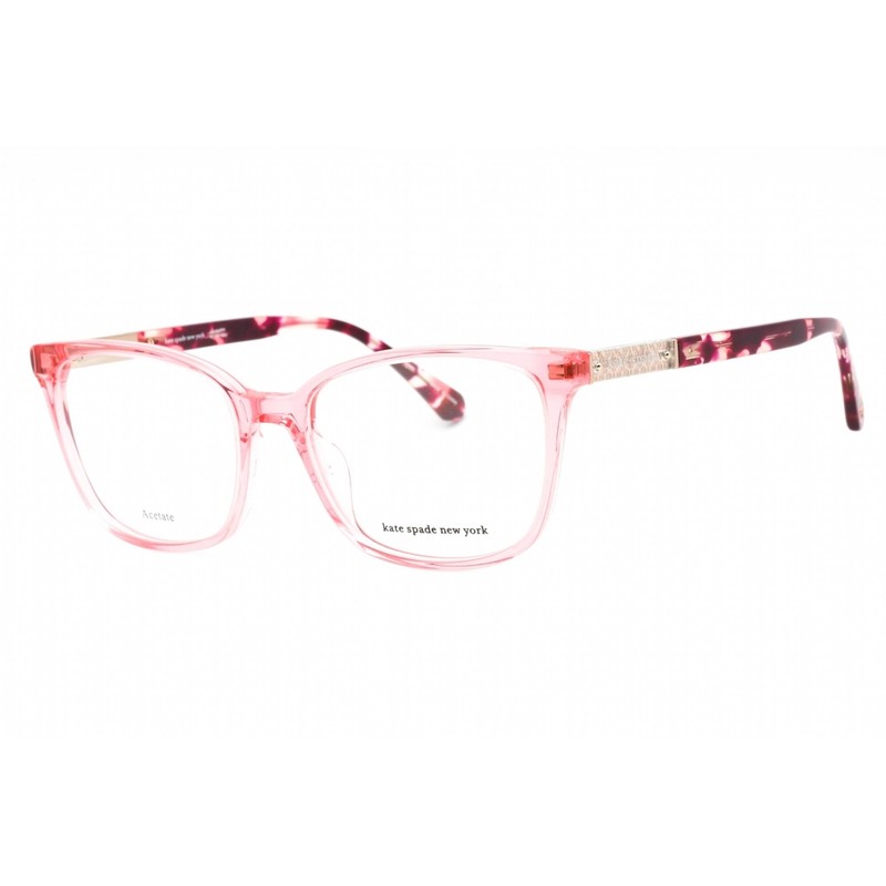 Kate Spade Women’s Eyeglasses Clear Demo Lens Pink Square Frame DAVINA 035J 00