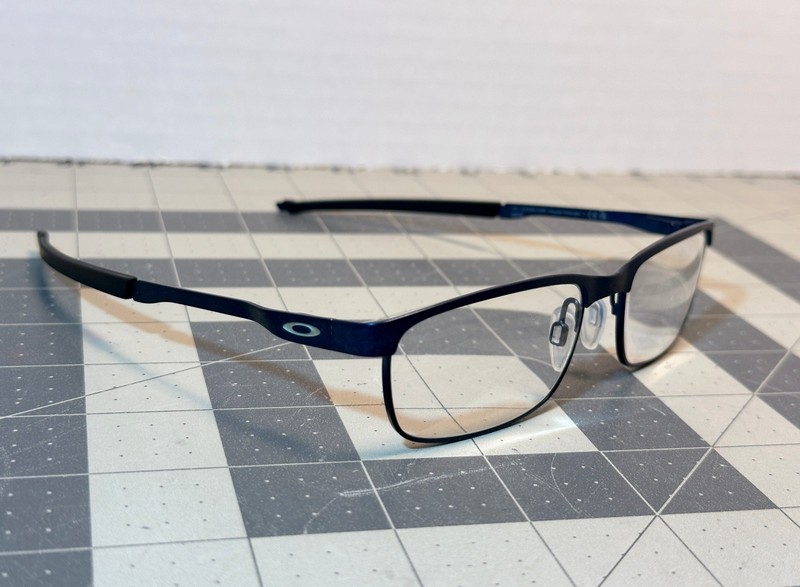 OAKLEY Steel Plate OX3222-0354 Metal Midnight Blue Eyeglasses 54-18 - FRAME ONLY gallery