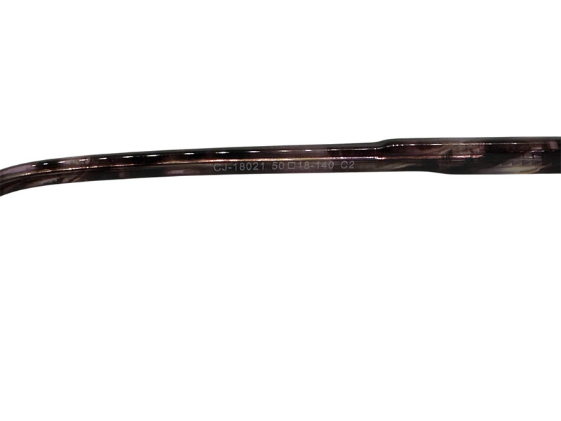 Eyeglasses For Women's Rectangle Purple/Havana Plastic Full-Rimless Demo-Lens gallery