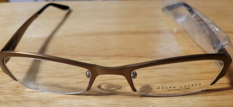 Kids Brown/Bronze Ralph Lauren Titanium Frames Glasses Size 130