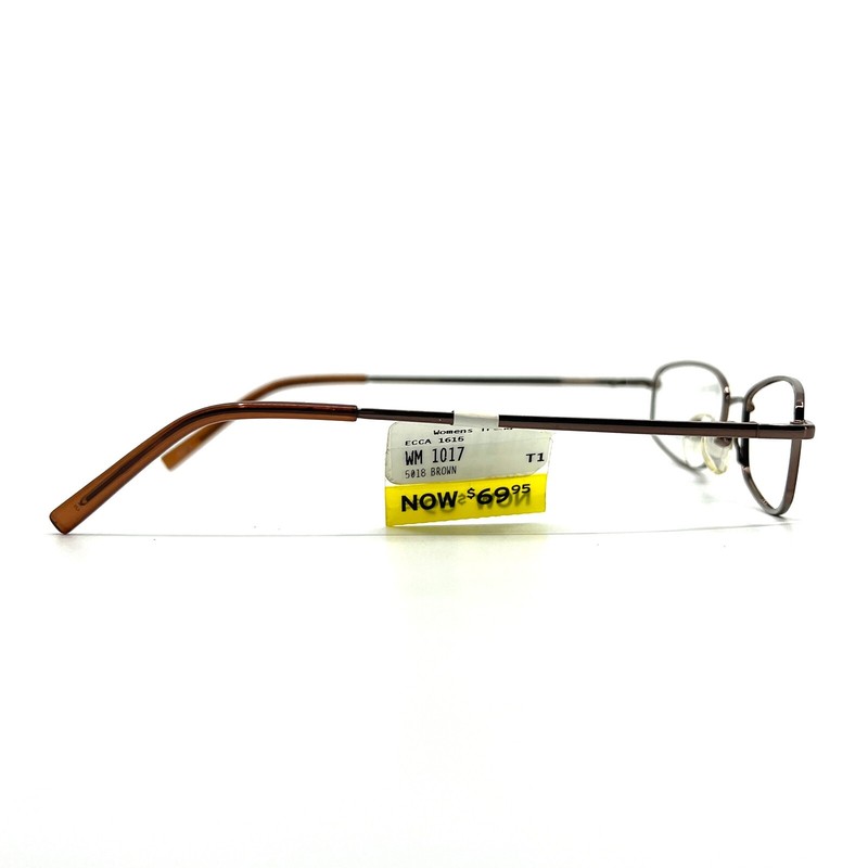 WM1017 BR Eyeglasses Frames brown Rectangular Full Rim 50-18-135 gallery