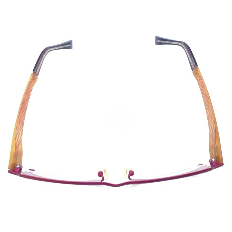 Jean Lafont Elegante 376 Pink Black Rectangle Eyeglasses Frames 51-18 135 France gallery