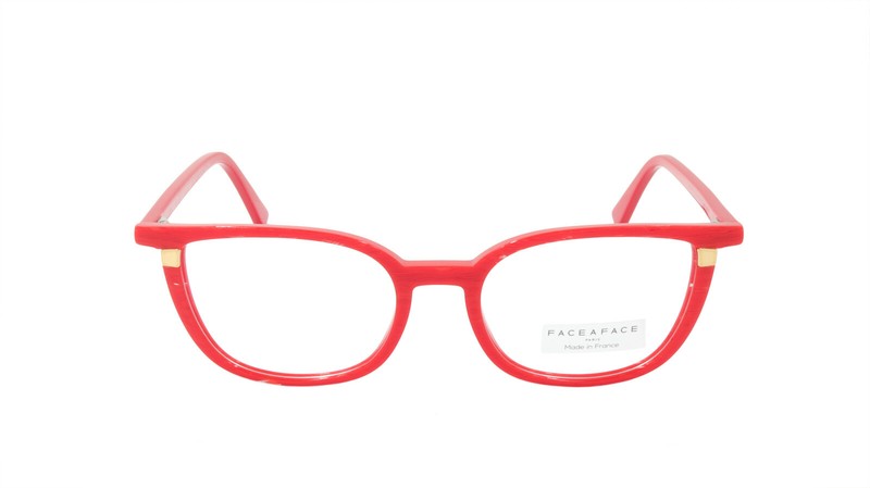 Face A Face Eyeglasses Frame TOSCA 2 Col. 6084 Acetate Pleated Loving Red gallery