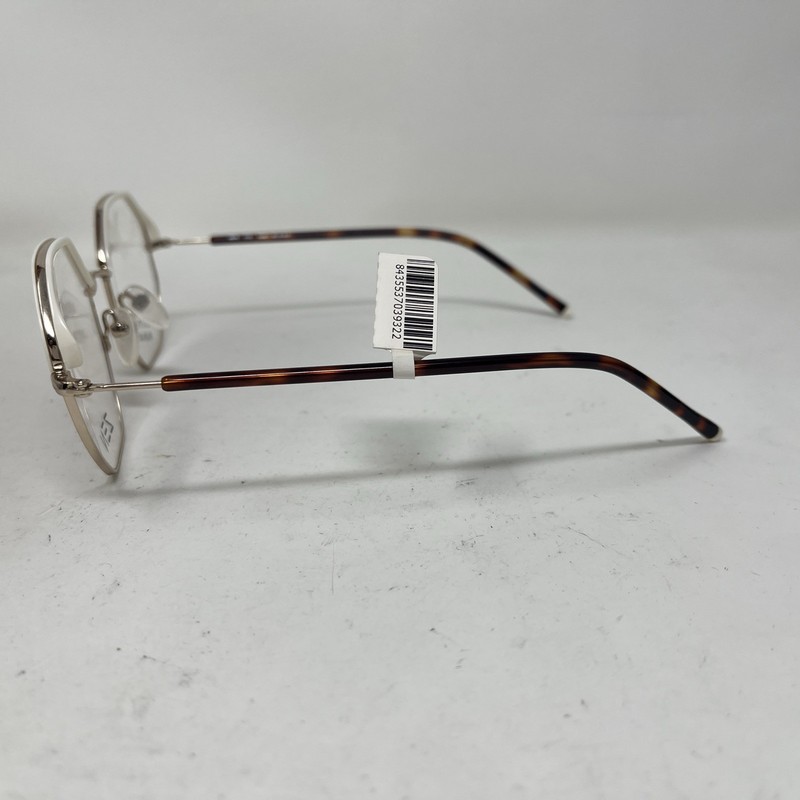 ZEN EYEWEAR 211175 C02 ZINKIL 50-20-142 WHITE TORTOISE GOLD EYEGLASSES I199 gallery