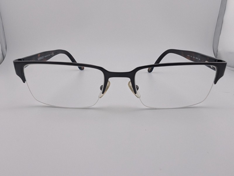 Versace Eyeglasses Frames Only, MOD. 1184 1269, 53-18-140, Brown, Made in Italy gallery