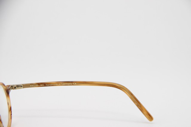 NEW LUNOR A5 MOD. 604 COL. 03 HAVANA GOLD ROUND AUTHENTIC EYEGLASSES 44-18 gallery