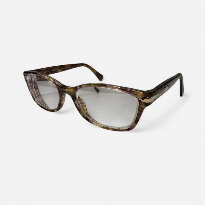 Coach Eyeglasses Frames HC6065 / 5287 (Confetti Light Brown) 51•17•135
