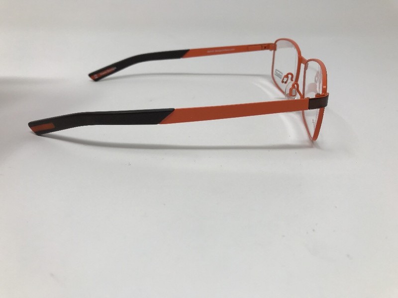 New! Inface Eyeglasses IF 8812 49-15-127mm Orange Black Frames NY71 gallery