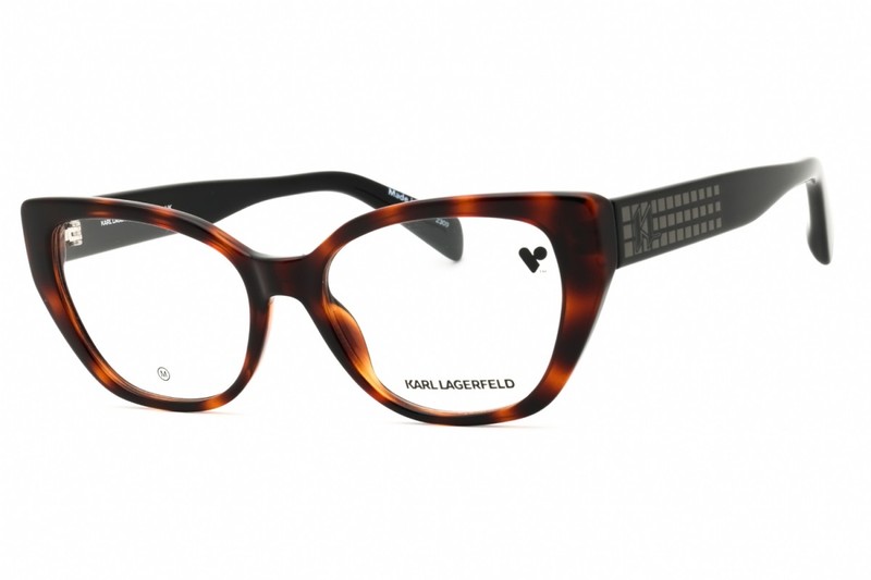 KARL LAGERFELD KL6151 242 Dark Tortoise 53mm Eyeglasses New Authentic