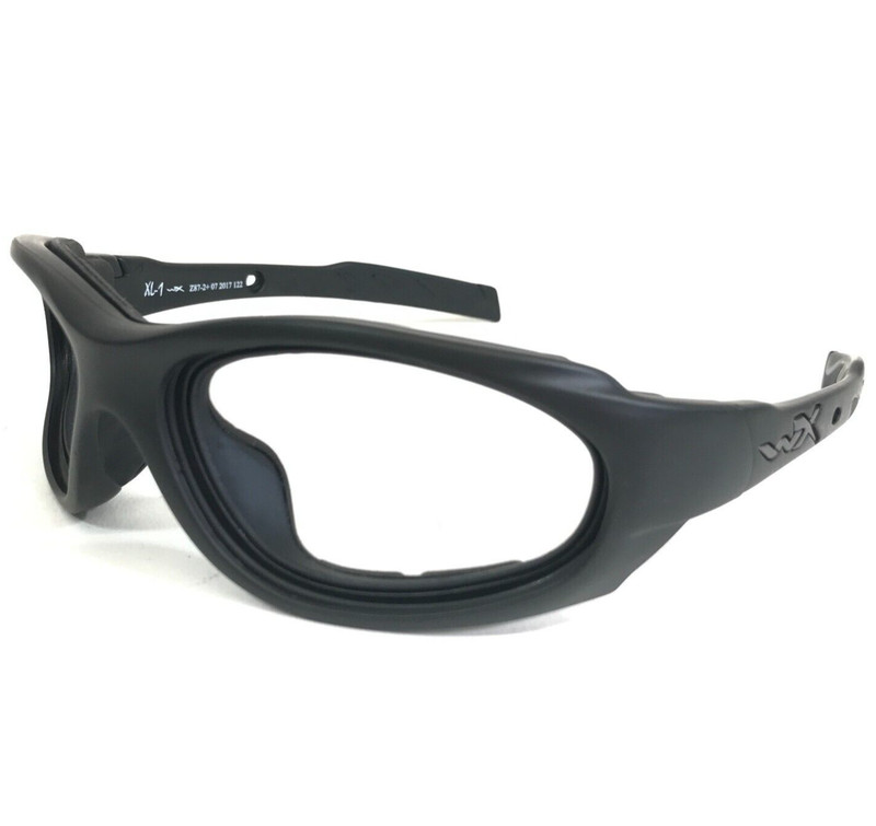 Wiley X Safety Eyeglasses Frames XL-1 07 Matte Black Wrap Z87-2+ 62-17-110