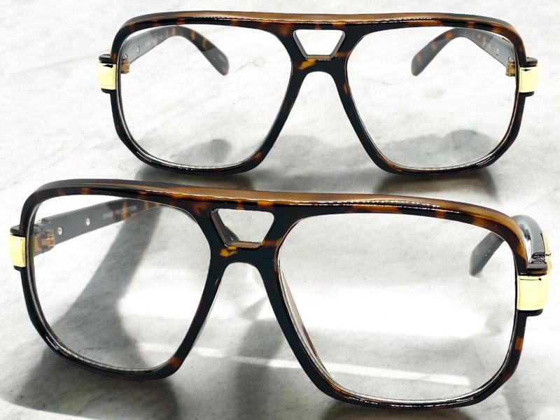 Men’s Classic Vintage Retro Hip Hop Clear Lens EYE GLASSES Square Tortoise Frame