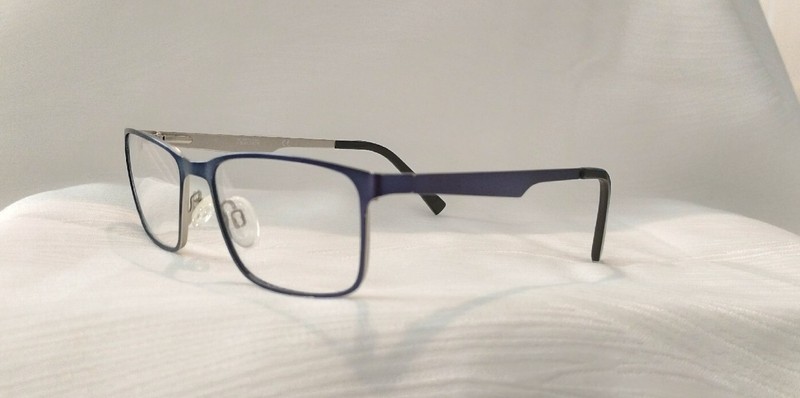 Kenneth Cole Reaction Eyeglasses KC762 Matte Navy /Black 54◾17 gallery
