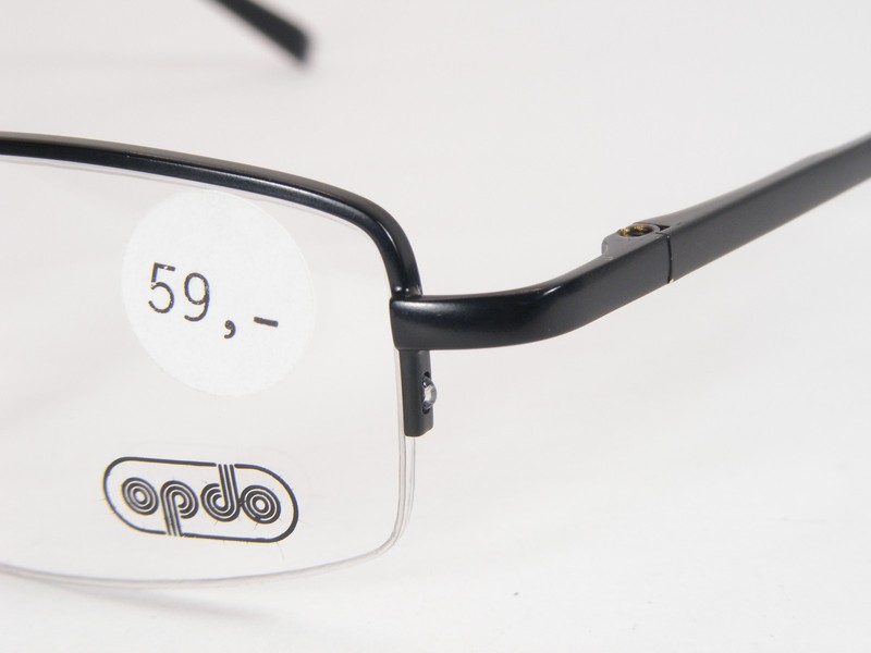 Opdo eyewear 7465-2 Black UNIQUE RARE EYEGLASSES GLASSES FRAME 51-18-138 Germany gallery