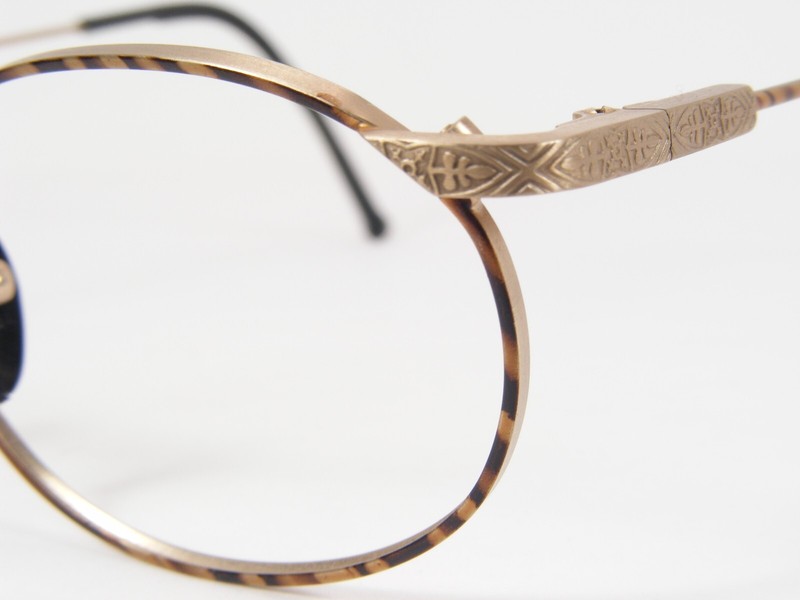 Vintage CHAI 8 So1 F12 UNIQUE RARE EYEGLASSES GLASSES FRAME 46-22-154mm (NOTES) gallery