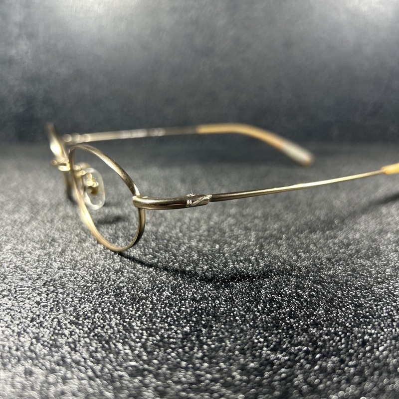 Original Nike Flexon Eyeglasses 4006 718 Gold Brown Oval 48-20 140 Japan gallery