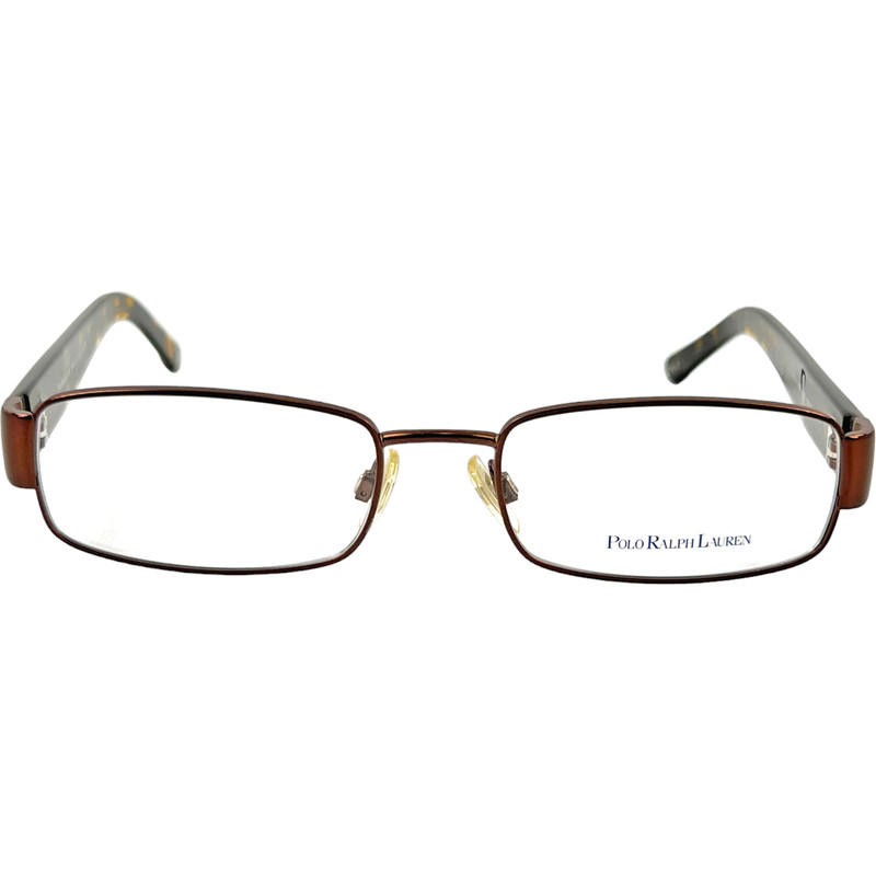 Polo Ralph Lauren 1069 Mens Metal Eyeglass Frame 9013 Brown 53-18 Italy