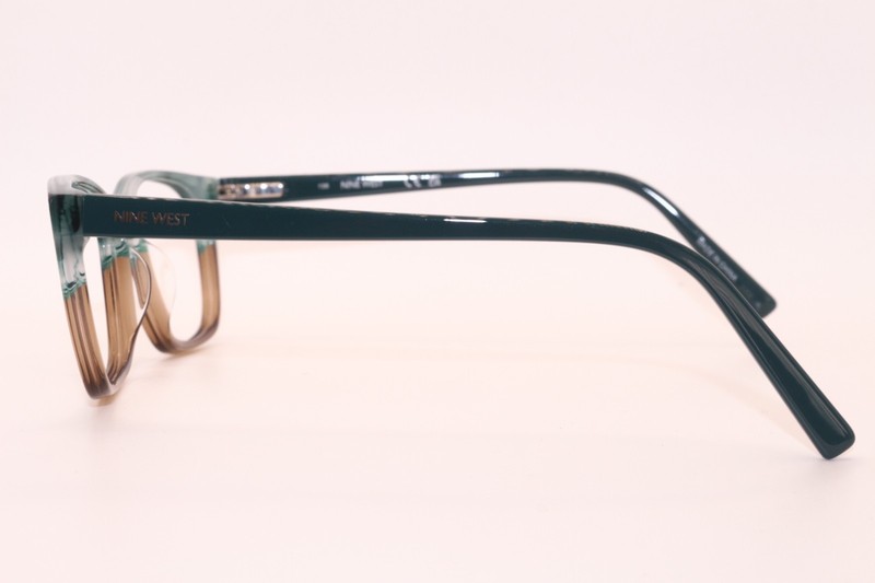 NEW NINE WEST NW5224 422 GREEN BROWN AUTHENTIC DESIGNER FRAMES EYEGLASSES 53-15 gallery