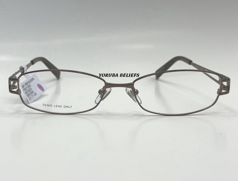 Contour Women’s Rx’able Eyeglasses Frames FM11545 Brown 57-17-140 NWT