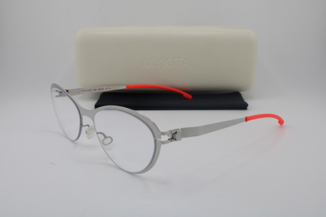 NEW MYKITA FIRST KIWI COL 061 GUNMETAL RED AUTHENTIC EYEGLASSES 46-16