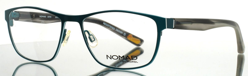 NOMAD MOREL 2375N VN040 Sea Green Womens Rectangle Eyeglasses 54-16-135 B:37