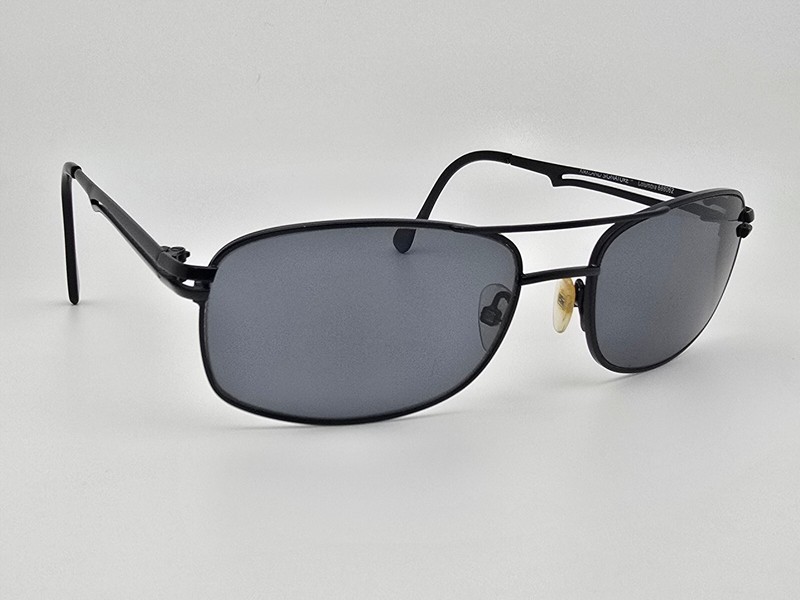 Kirkland Signature Columbia 688062 Black Aviator Eyeglasses Frame w/ Case Italy gallery