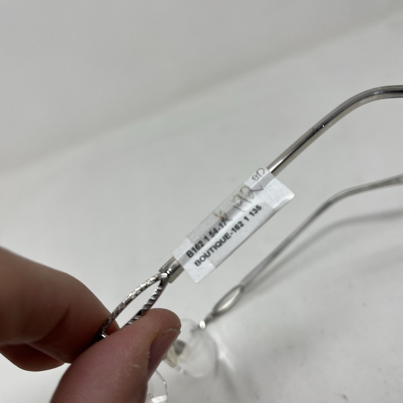 COTE D AZUR EYEWEAR B162 54-17-135 SILVER RIMLESS EYEGLASSES GW37 gallery