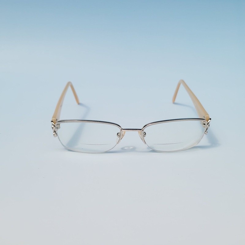 Splendor SP809 YG Eyeglasses beige half frame eyewear gallery